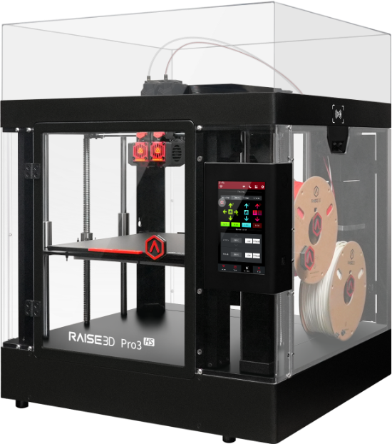 Raise3D Pro3 HS – Hochgeschwindigkeits-3D-Drucker mit Dual-Extruder und Filamentkammer